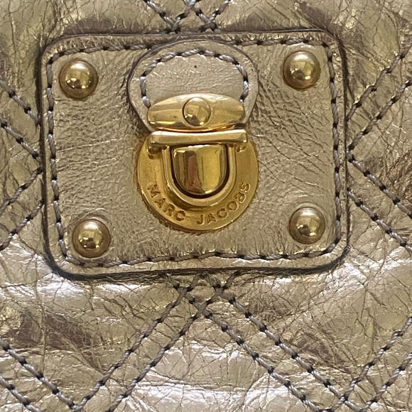 Authentic Marc Jacobs Gold Bag